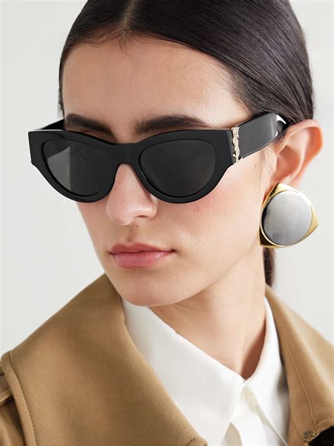 ysl narrow sunglasses|ysl sunglasses women's.